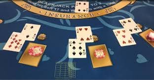 Dream Gaming multicam blackjack table interface on alfabet188 mobile app